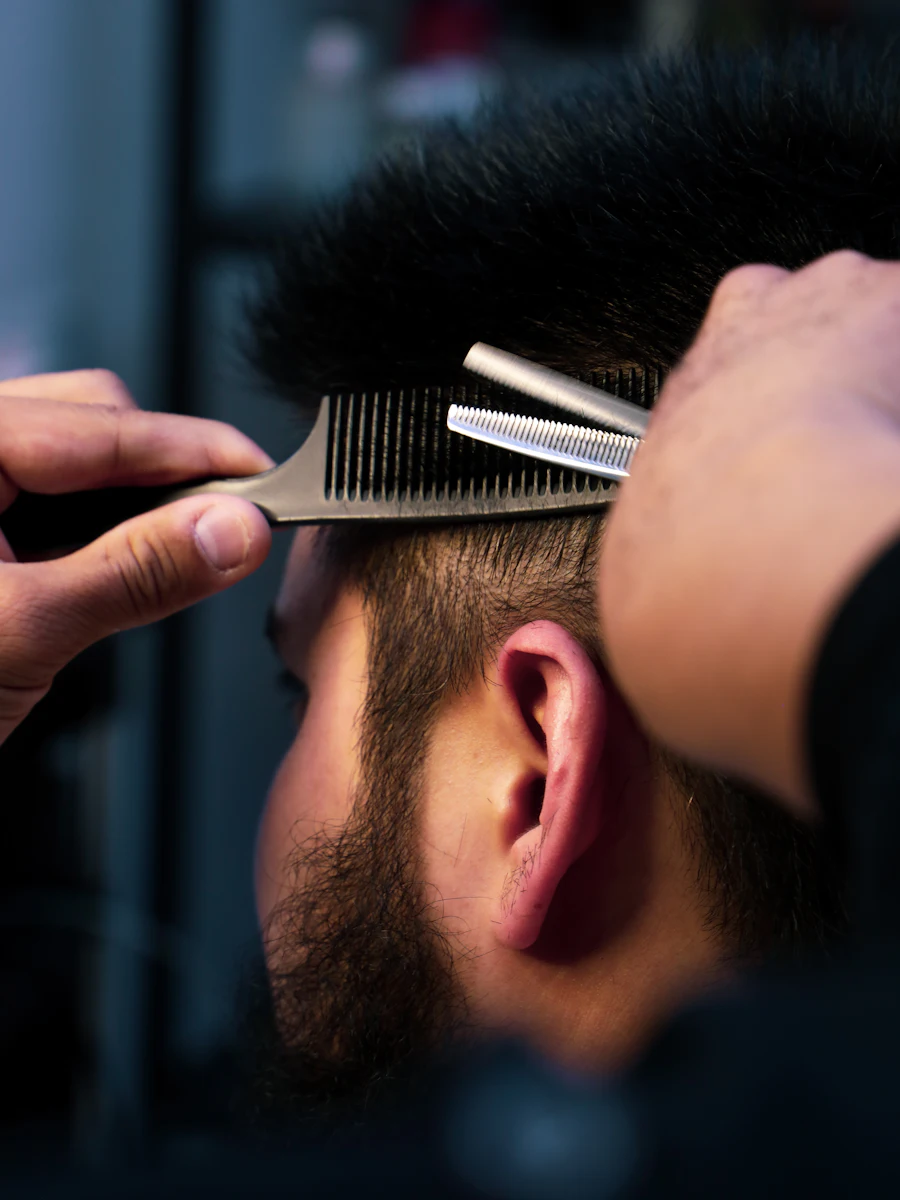 Precision haircut and style at Salon Kreed in Colorado Springs