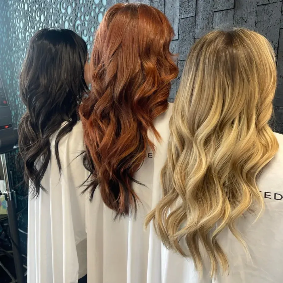 Hair extensions for length and volume at Salon Kreed in Colorado Springs