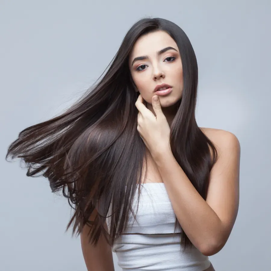 Curly hair styling at Salon Kreed