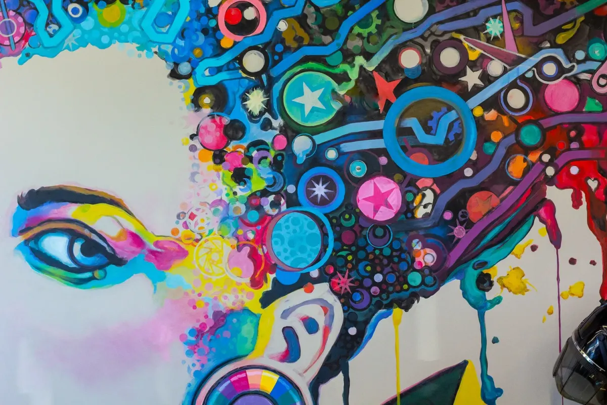 Salon Kreed mural